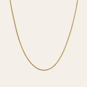 14k gold rope chain necklace