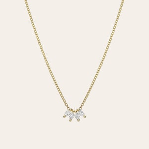 4 Marquise Diamond Necklace
