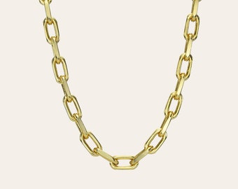 Gold Vermeil Extra Large Open Link Chain Necklace