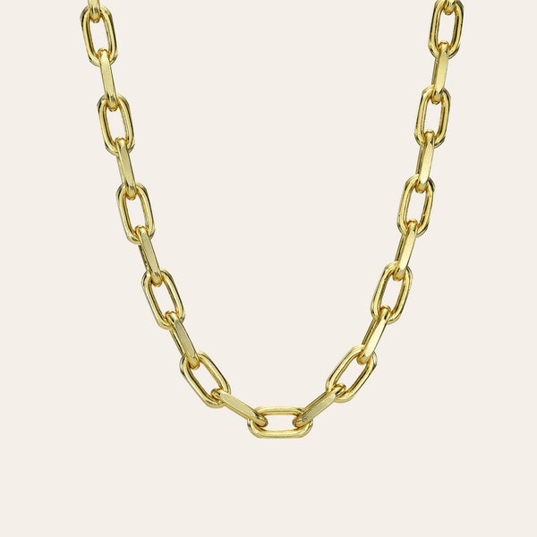 Gold Vermeil Extra Large Open Link Chain Necklace