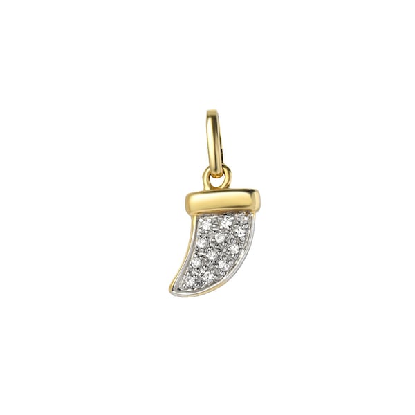 Diamond Horn Pendant