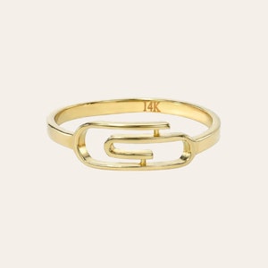 14k guldring med gem