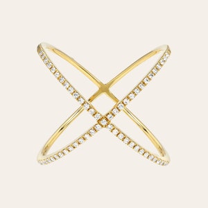 Diamond X Ring