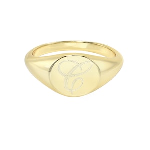 Pinky Signet Ring, Gold Signet Ring