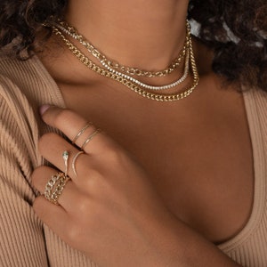 Pave Diamond Snake Ring, 14k Gold, Emerald and Diamonds image 5