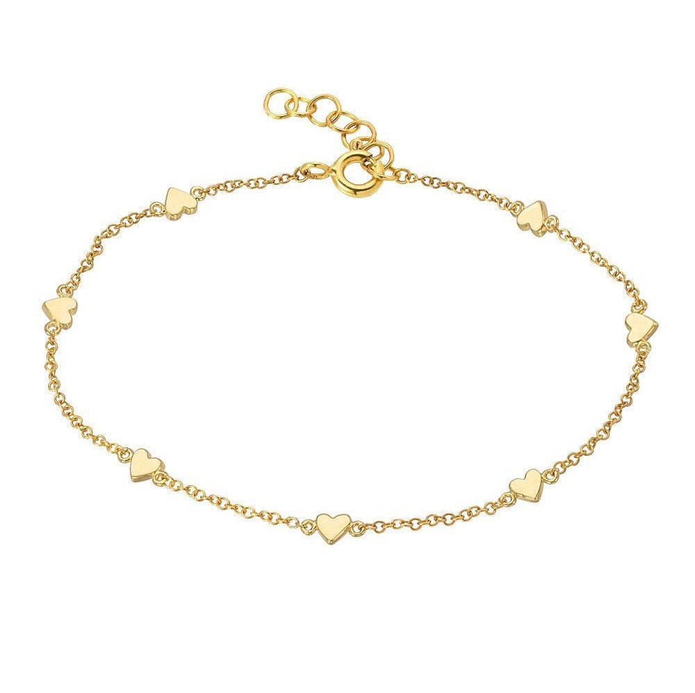 A Beautiful 14k Gold Vintage Heart Locket Bracelet 🤩❤️✨ 7