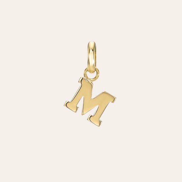14k. Gold Initial Pendant