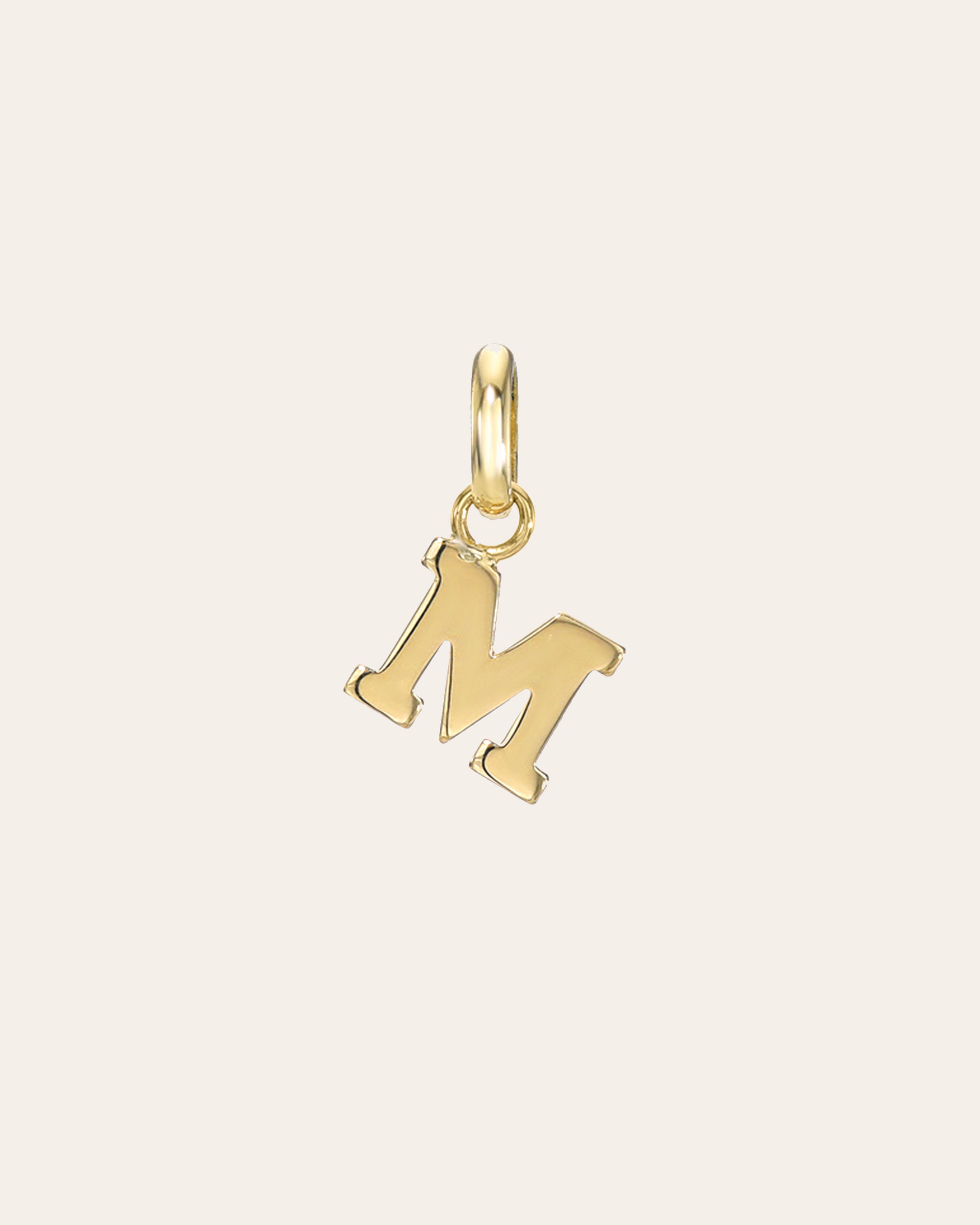 14k. Gold Initial Pendant