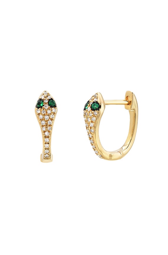 Snake huggie earrings deals