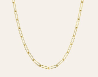 Vermeil Small Open Link Chain Necklace