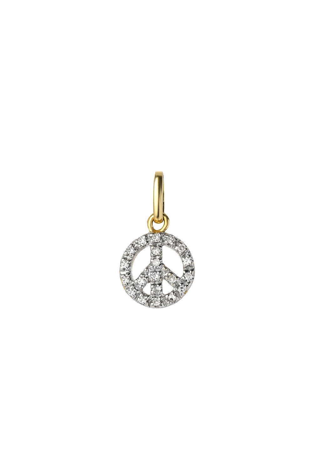 Diamond 2024 peace pendant