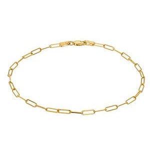 14k Gold Open Link Bracelet