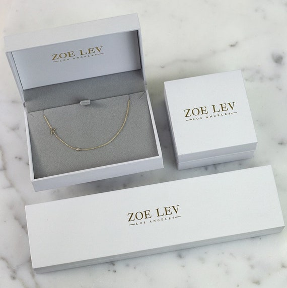 Nameplate Necklace - Zoe Lev Jewelry