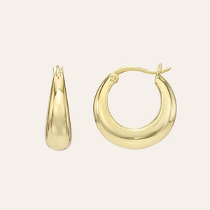 Vermeil Dome Huggies