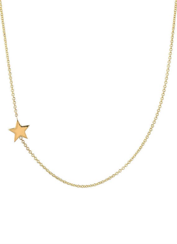 14k gold star on sale necklace