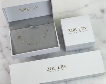 14Kゴールドウィッシュボーンネックレス - Etsy 日本