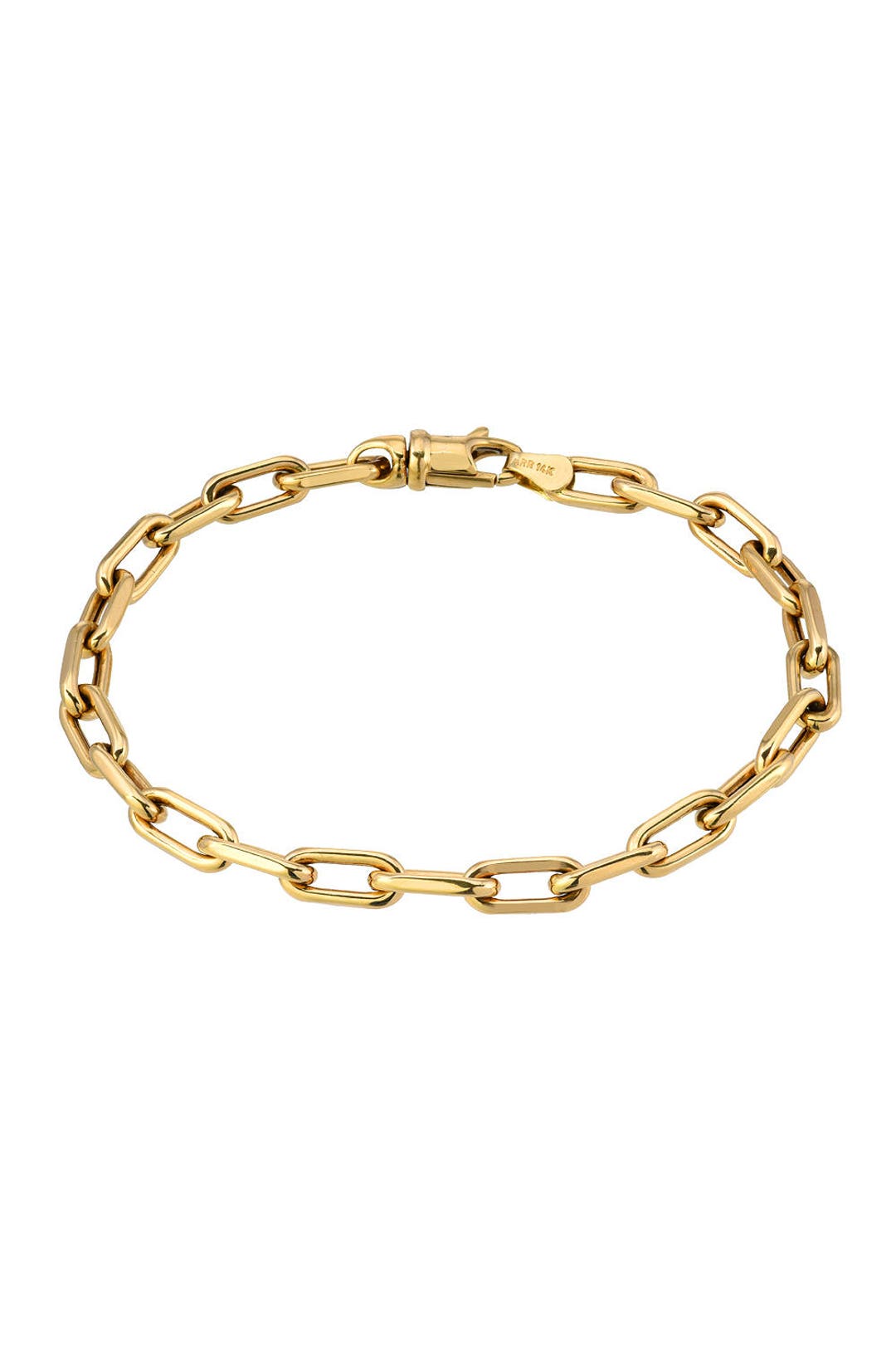 Extra-Large Open Link Bracelet White Gold / 7.25