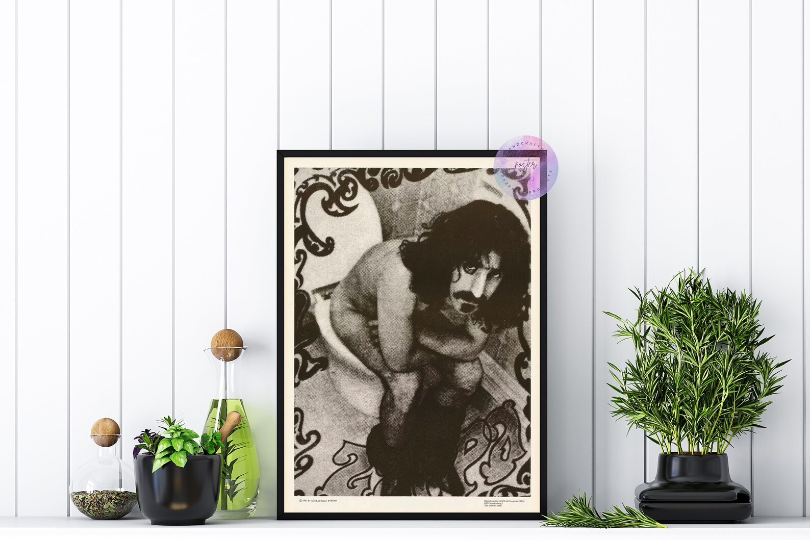 1981 Frank Zappa Toilet Music Poster Vintage Original Frank Etsy