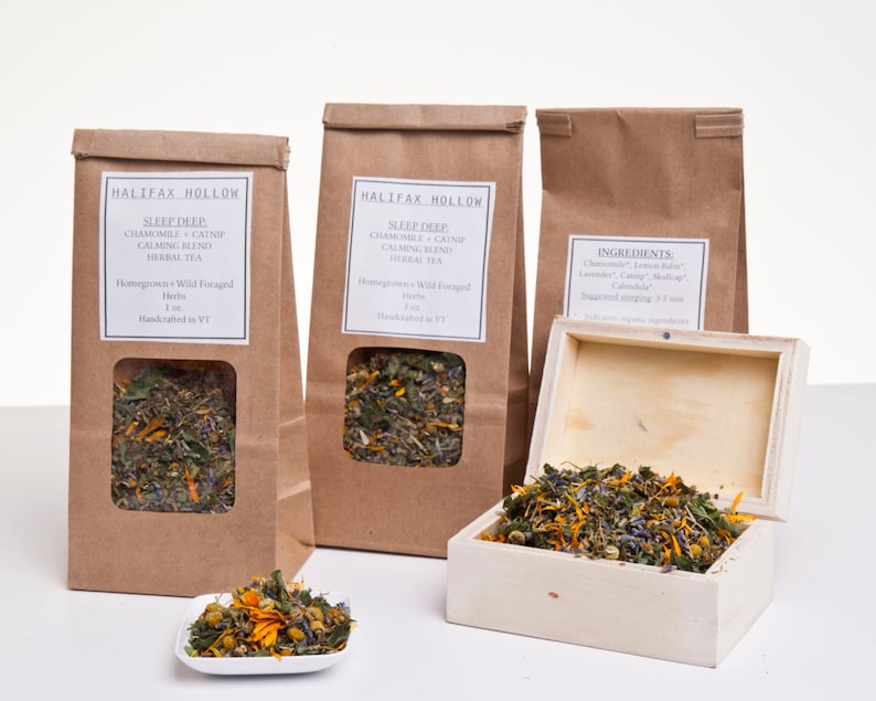 Sleep Deep Tea 1oz chamomile/catnip Sleep Tea Herbal Loose Etsy