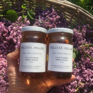Lilac Simple Syrup- Cocktails/Soda/Tea- Foodie Gifts and Gourmet Food bild 2