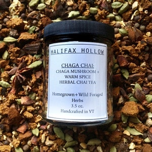 Chaga Chai Tea- Herbal Chai Tea - Medicinal Mushrooms- Foodie Gifts