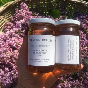 Lilac Simple Syrup- Cocktails/Soda/Tea- Foodie Gifts and Gourmet Food bild 1