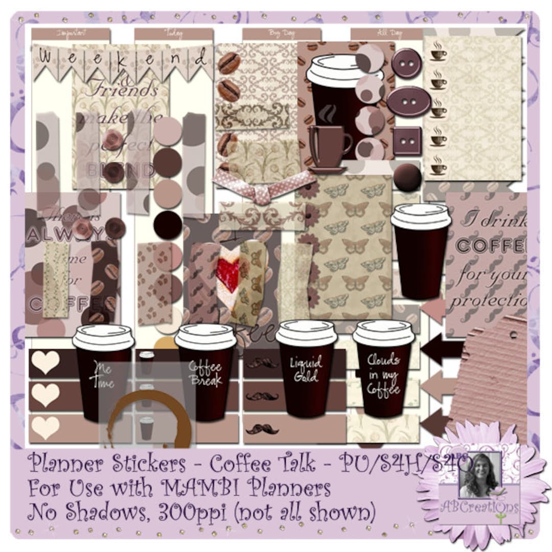 Daily Planner Planner Stickers Printable