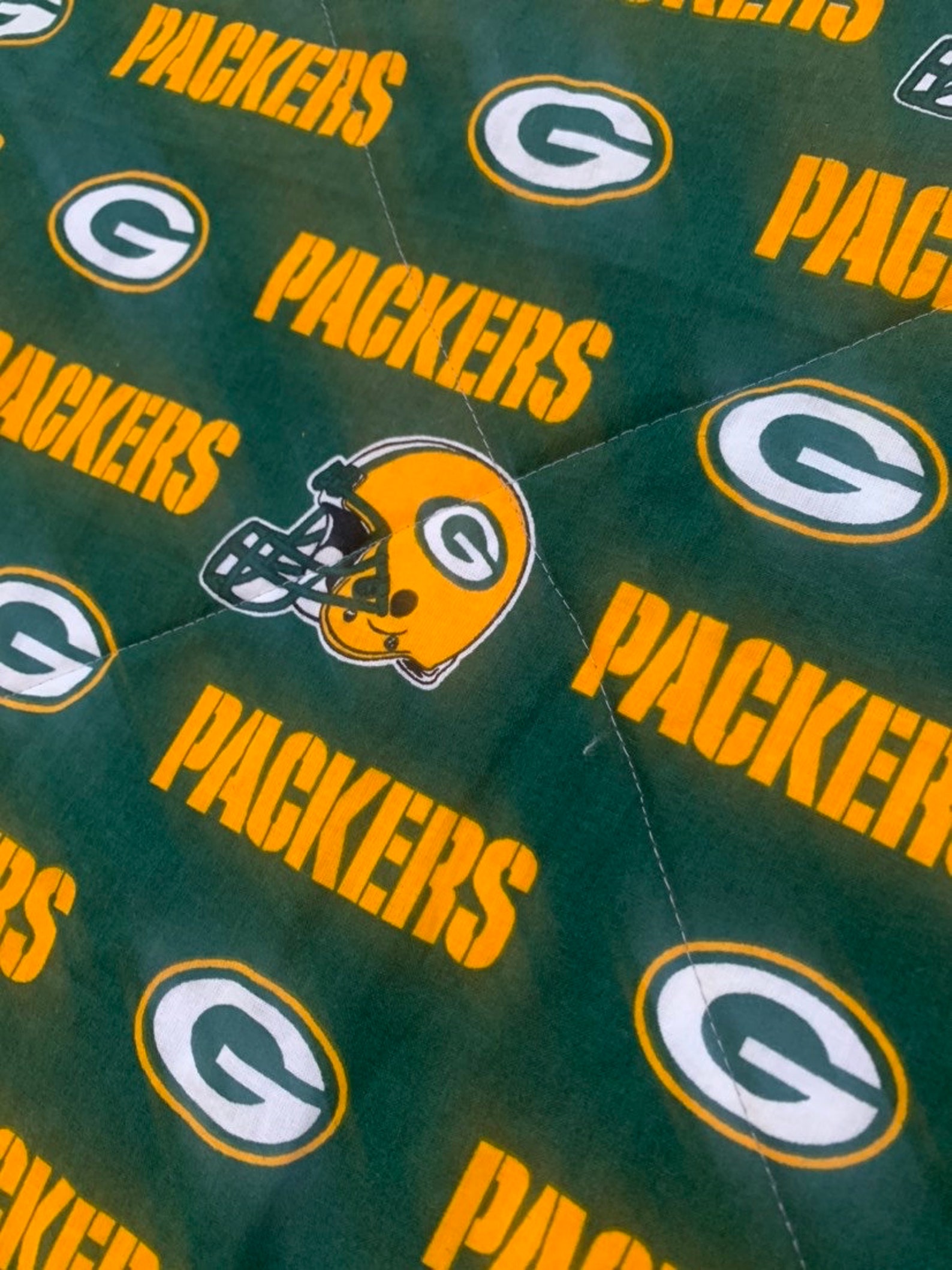 Green Bay Packers Quilt Etsy