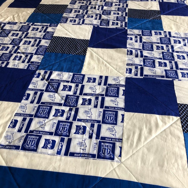 Duke University Handmade Quilt