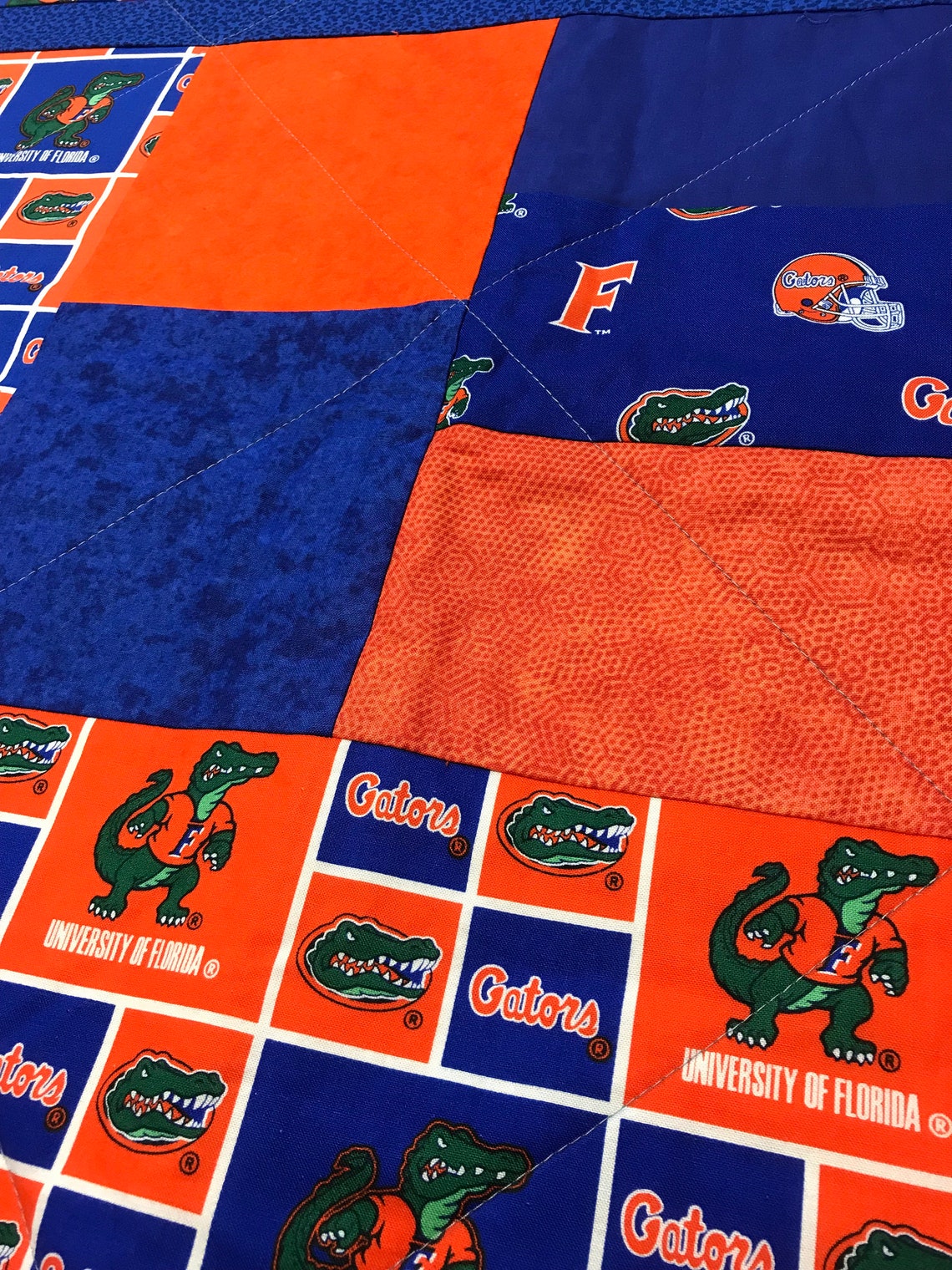 Florida Gators Quilt Etsy