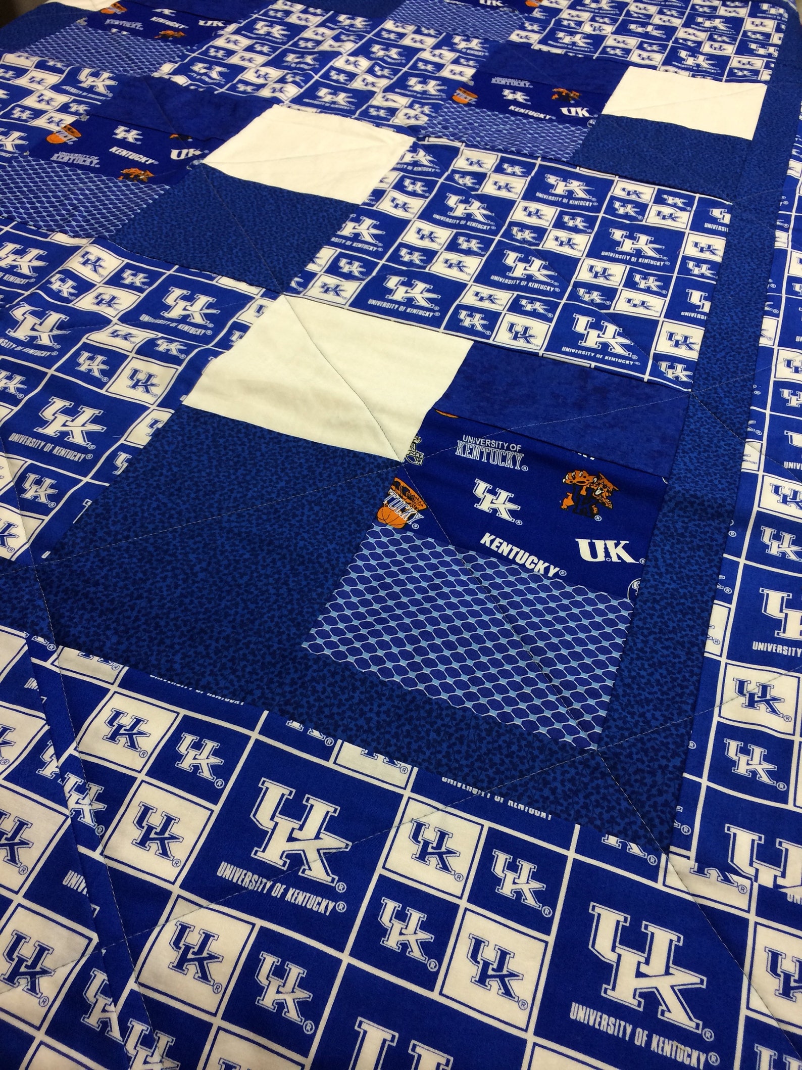 University of Kentucky Quilt Kentucky fan gift kentucky Etsy