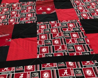 Alabama Quilt- University of Alabama quilt, Bama fan, Alabama fan gift idea , Roll Tide