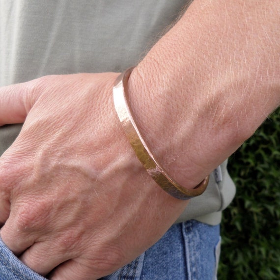 Hammered Copper Cuff Bracelet, Copper Bracelet Men and Women,  Coletaylordesigns - Etsy