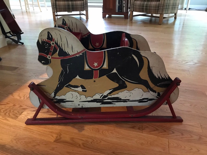 gliding rocking horse