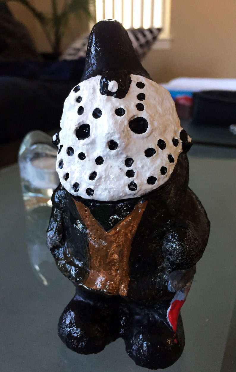 Jason Parody Gnome Solid Garden Gnome 5 5 Inches 14cm Etsy