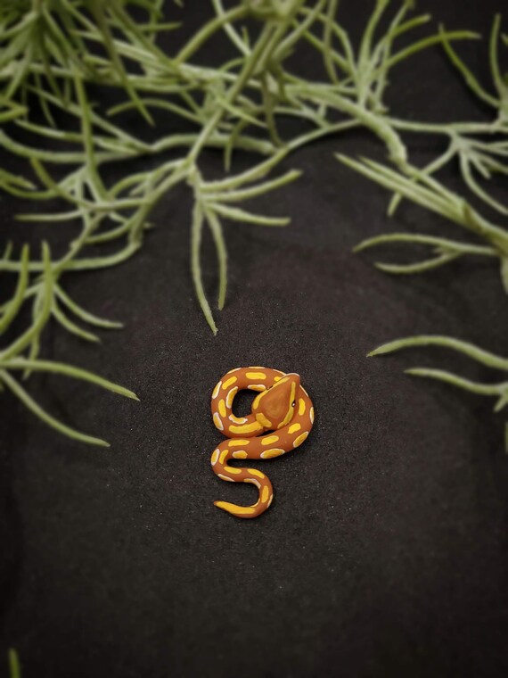 Snake Necklace Ultramel Ball Python Etsy UK