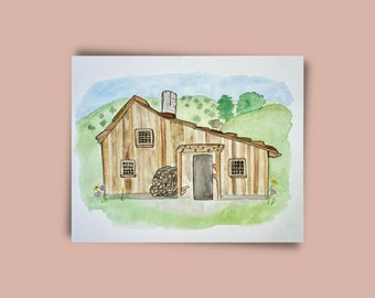 Print of Little House