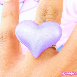 Glitter Heart Ring