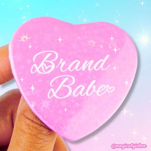 Sparkly Brand Babe Name Brand Badge