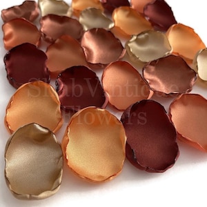 Rustic Sunset Wedding Decor, Fall Wedding Decor, Flower Girl Petals, Terracotta, Cinnamon Rose, Marigold, Rusty Orange, Khaki Flower Petals