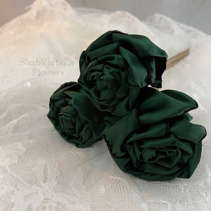 Emerald flower 12 inch stems, Wedding Flower centerpiece, reception table decorations, Wedding Arch Flowers image 7