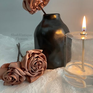 Rose Gold flower 12 inch stems, Wedding Flower centerpiece, reception table decorations, Wedding Arch Flowers image 3