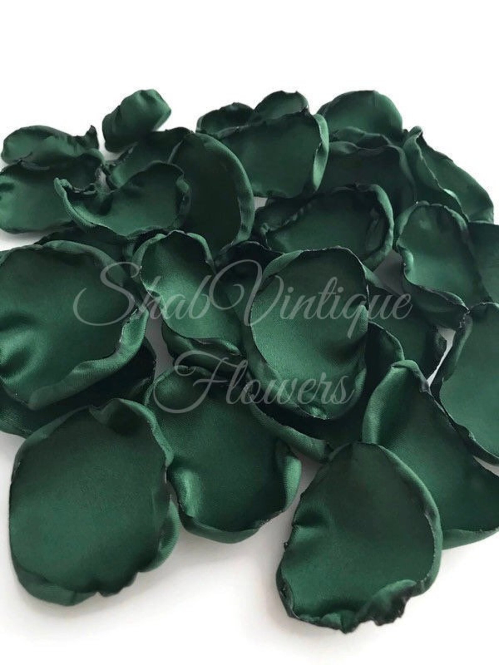 Wedding Decorations Emerald Green Flower Petals Emerald - Etsy