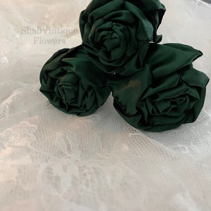Emerald flower 12 inch stems, Wedding Flower centerpiece, reception table decorations, Wedding Arch Flowers image 8