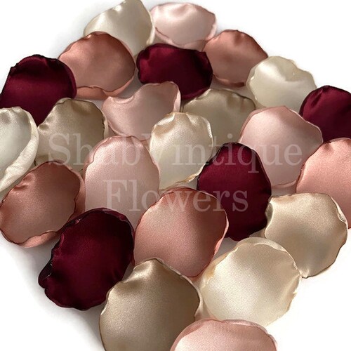 Gold Flower Petals Flower Girl Petals Wedding Aisle Decor Etsy