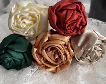 Emerald, Ivory, Rust, Champagne and Old Gold 12 inch stem flowers, Wedding Flower Centerpiece, Wedding Arch Flowers