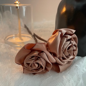 Navy Blau und Rose Gold Blume 12-Zoll-Stiele, Hochzeit Blume Herzstück, Tischdekoration Empfang, Hochzeit Bogen Blumen Bild 7