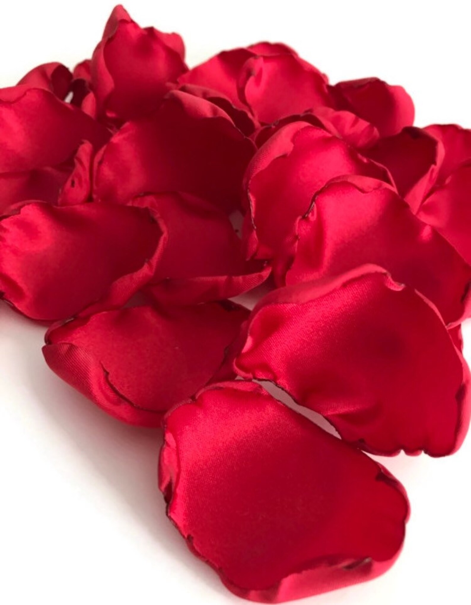 Red Rose flower petals rose petals table decor flower girl Etsy