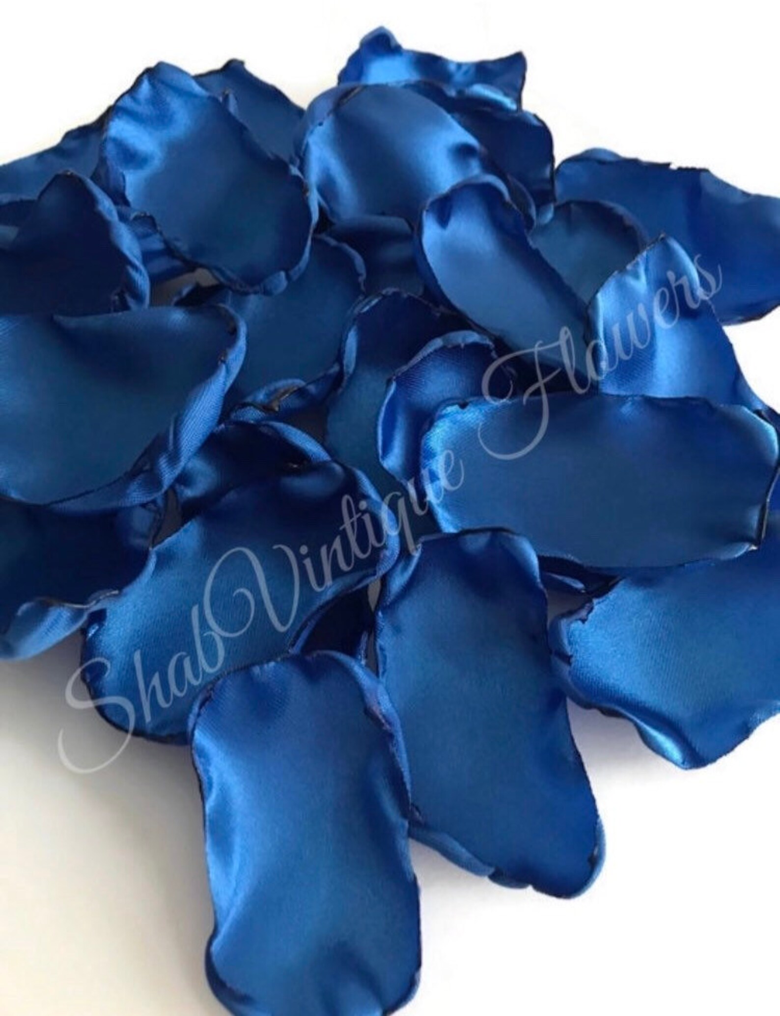 Royal Blue flower petals rose petals table decor flower Etsy