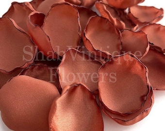 Wedding Decor, Terracotta Flower Petals, Flower Girl Petals, Fall Wedding Aisle Decor, Reception Table Decor